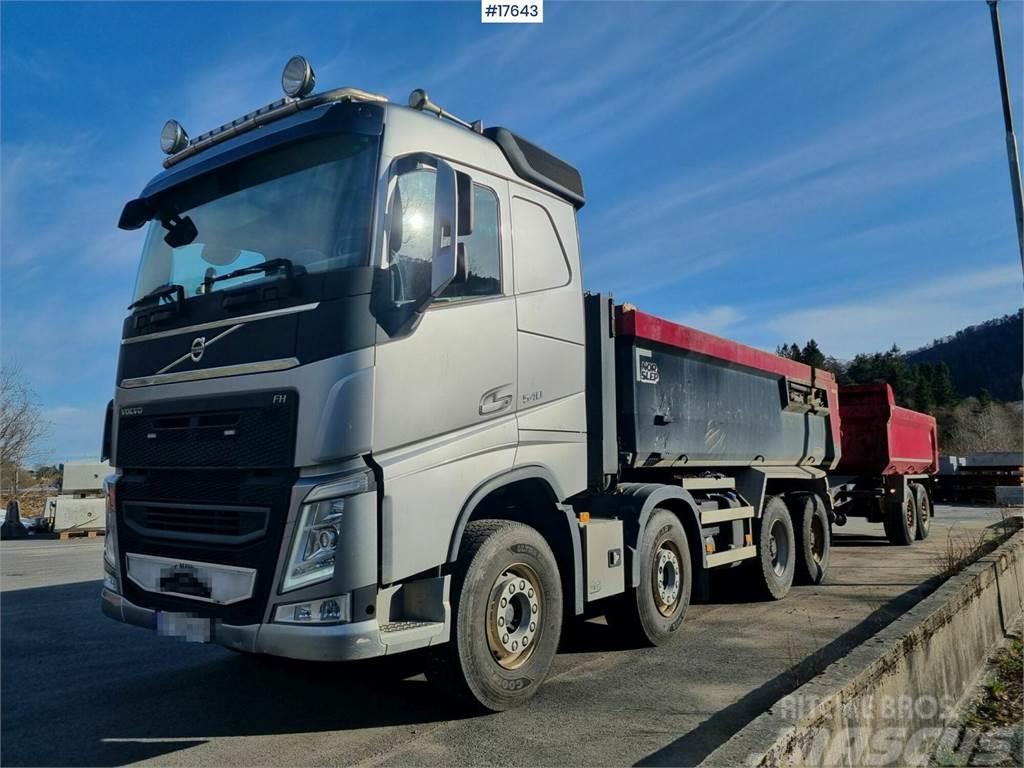 Volvo FH 540 8x4 with low mileage for sale with tipper. Camion benne