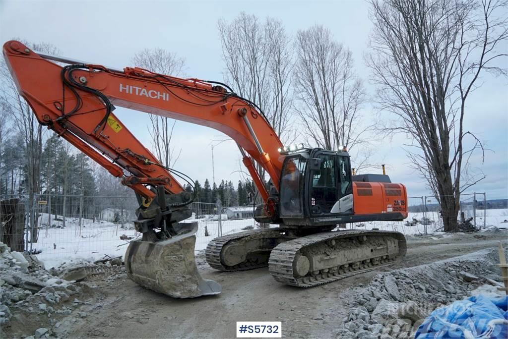 Hitachi ZX350LC 5B EXCAVATOR WITH DIGGING SYSTEM, SEE VIDE Pelle sur chenilles