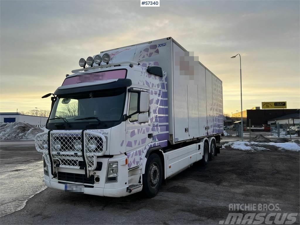 Volvo FM 440 6*2 Box truck with container base Camion Fourgon