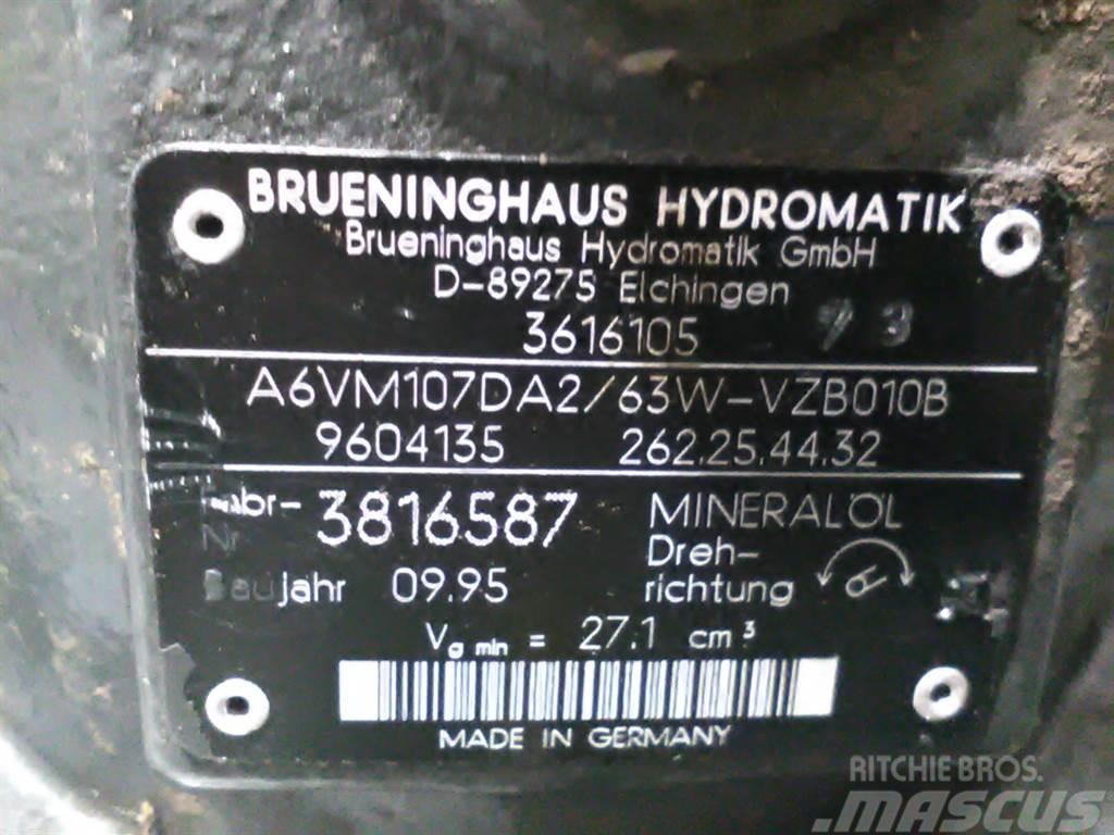Brueninghaus Hydromatik A6VM107DA2/63W - Kramer 320 -Drive motor/Fahrmotor Hydraulique