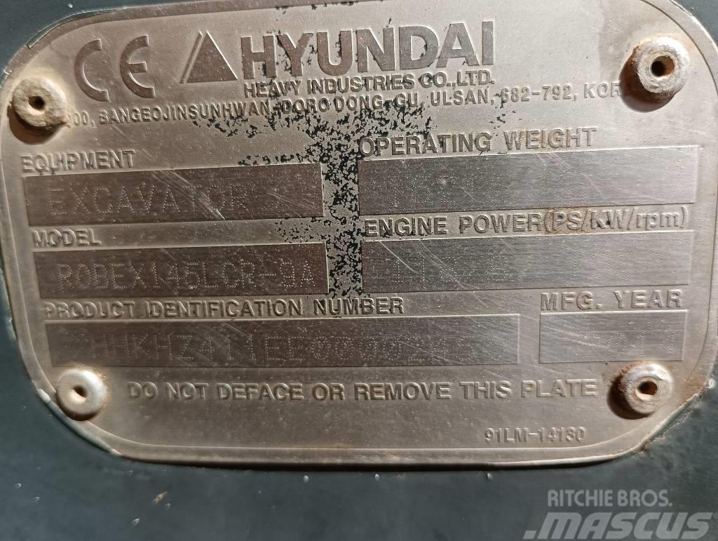 Hyundai R 145 Pelle sur chenilles