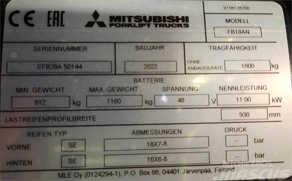 Mitsubishi FB18AN Chariots élévateurs électriques