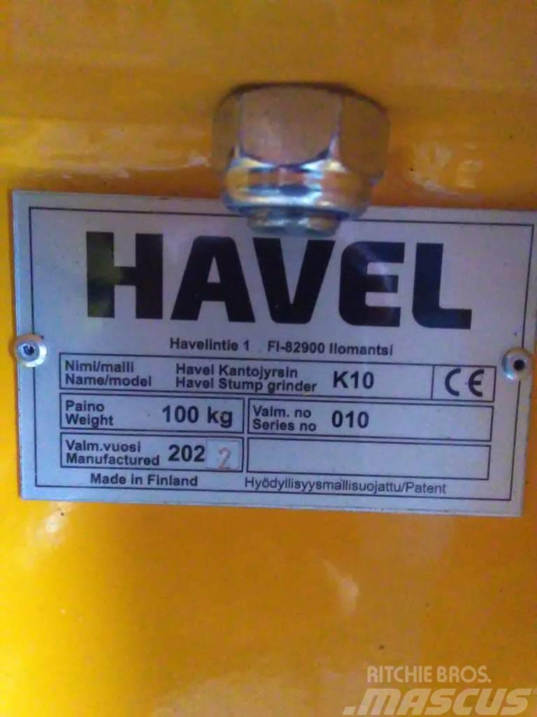  Havel K10 kantojyrsin 1,5-10 t koneisiin Godet raboteur