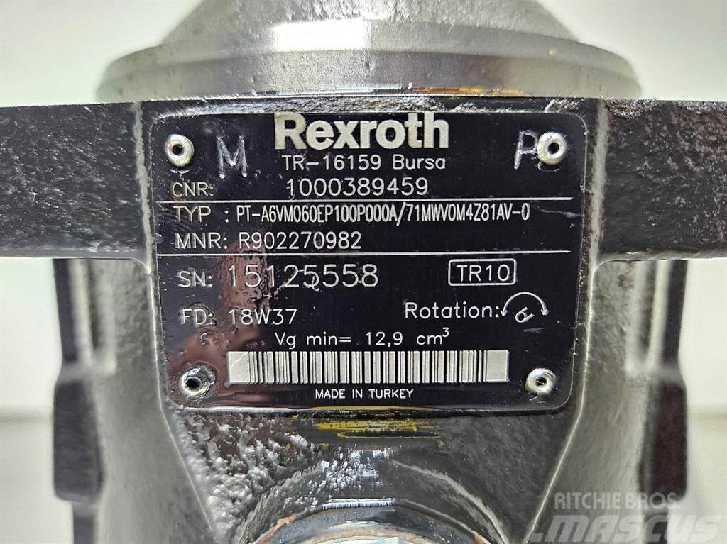 Wacker Neuson 1000389459-Rexroth A6VM060EP-Drive pump/Fahrpumpe Hydraulique