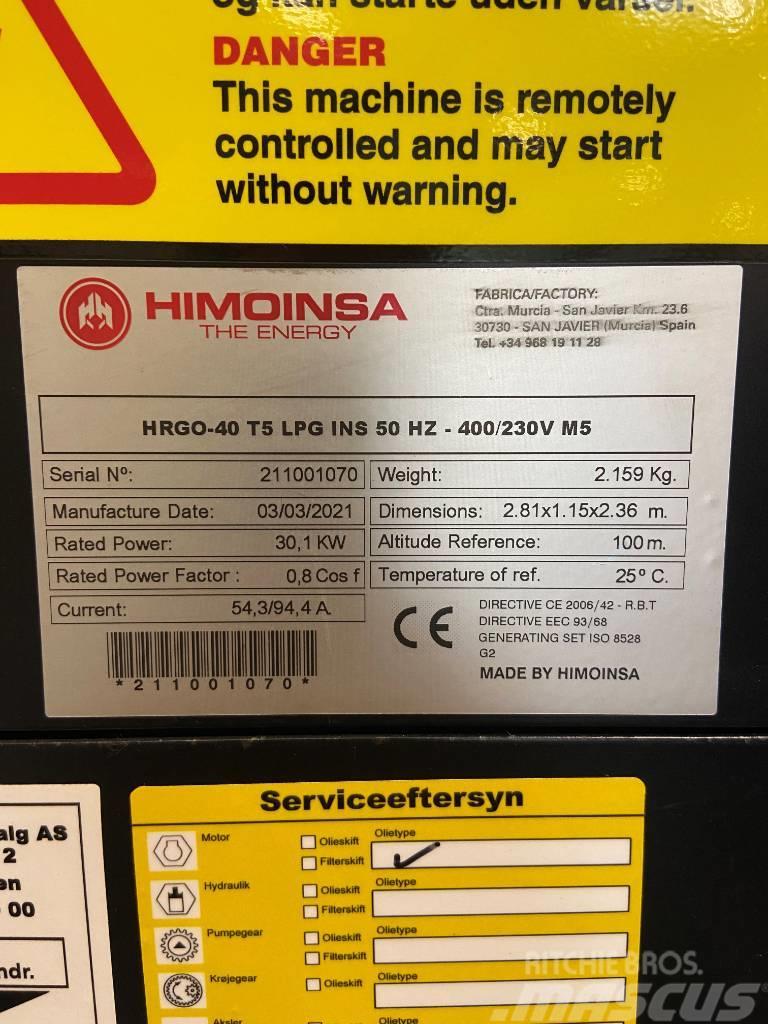 Himoinsa HRGO-40 T5 LPG Générateurs au gaz