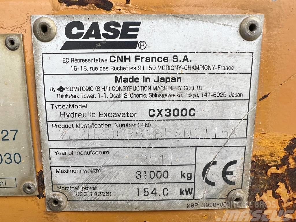 CASE CX300C - Dutch Machine / CE + EPA Pelle à déchets