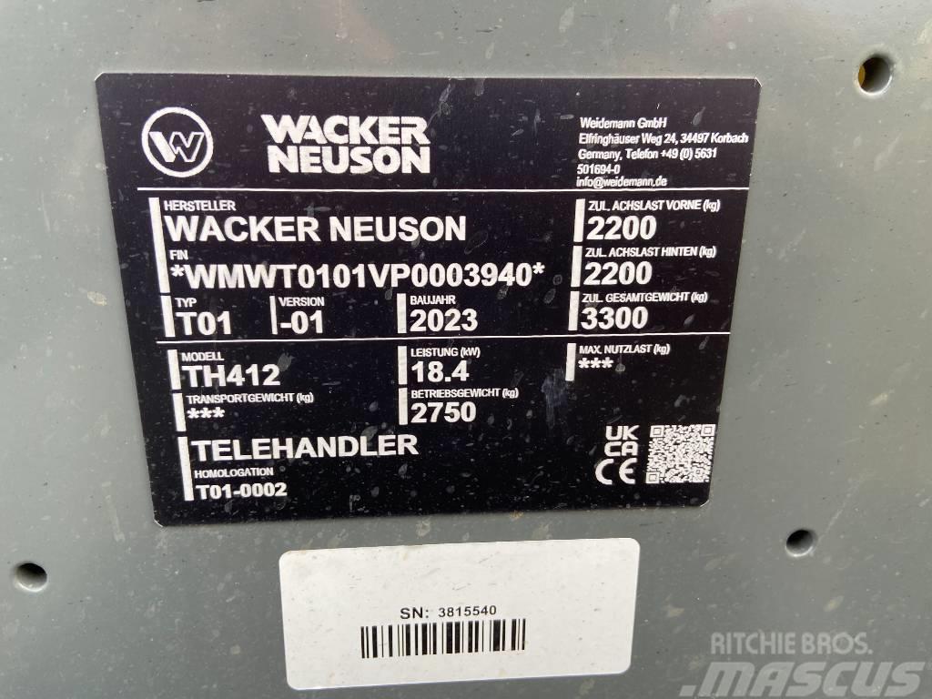 Wacker Neuson TH412 Chariot télescopique