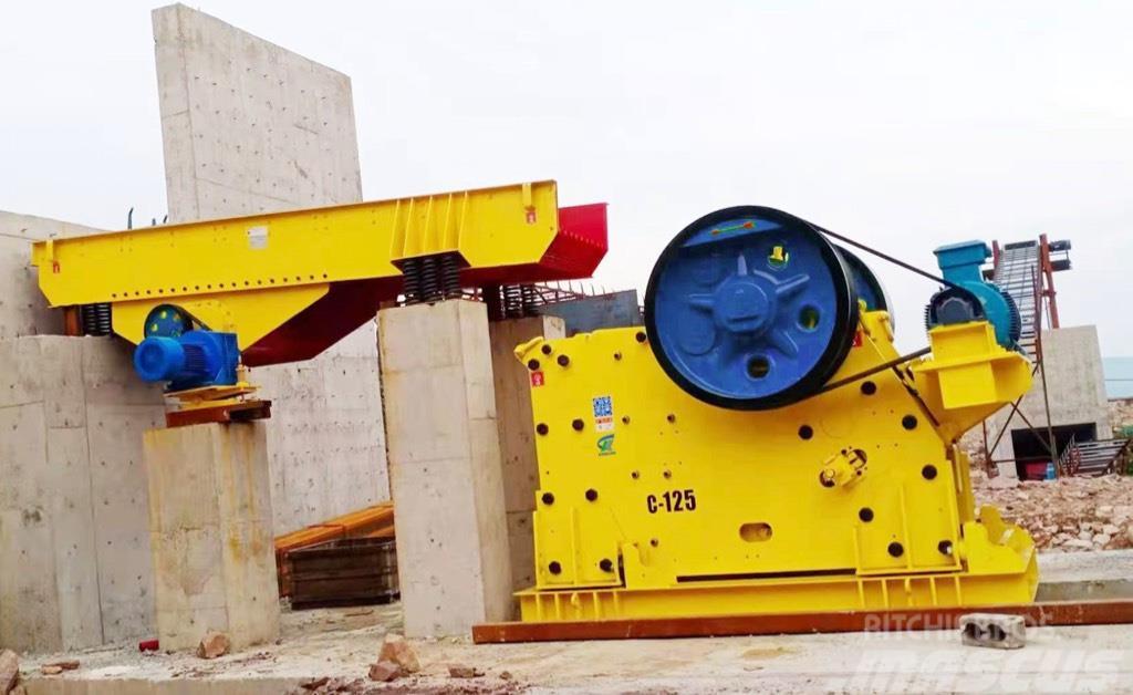 Kinglink C125 Primary Jaw Crusher for Riverstone Concasseur