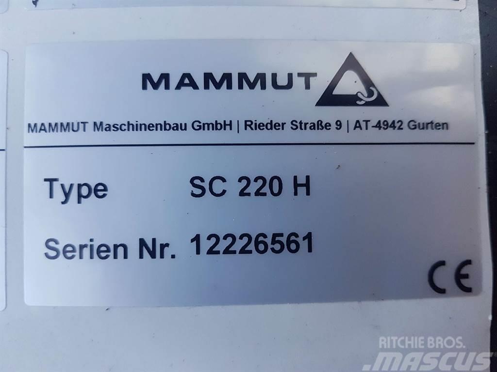 Mammut SC220H - Silage cutter/Silageschneider/Kuilhapper Bac, râtelier