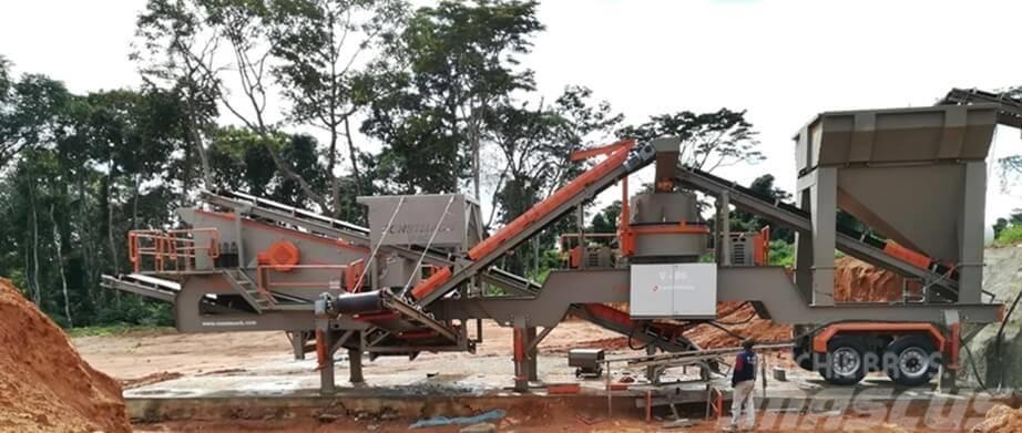 Constmach Mobile VSI Crushing Plant | Sand Making Machine Concasseur mobile