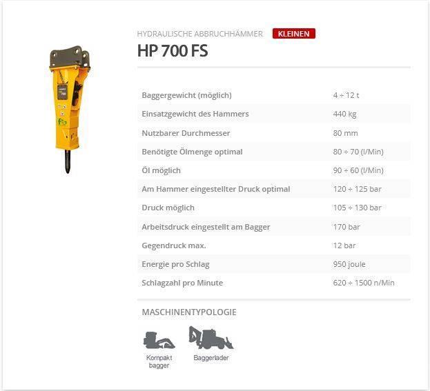Indeco HP 700 FS Marteau hydraulique