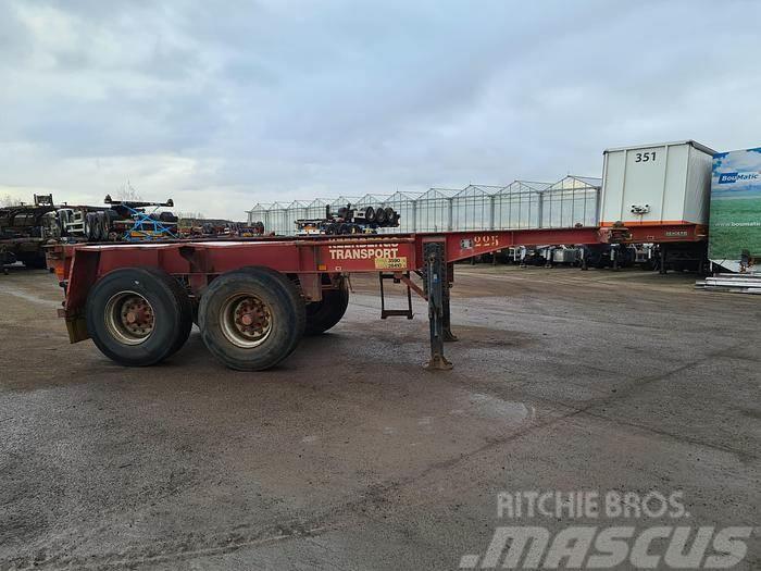Renders 2 AXLE 20 FT CONTAINER CHASSIS BPW DRUM Semi remorque porte container