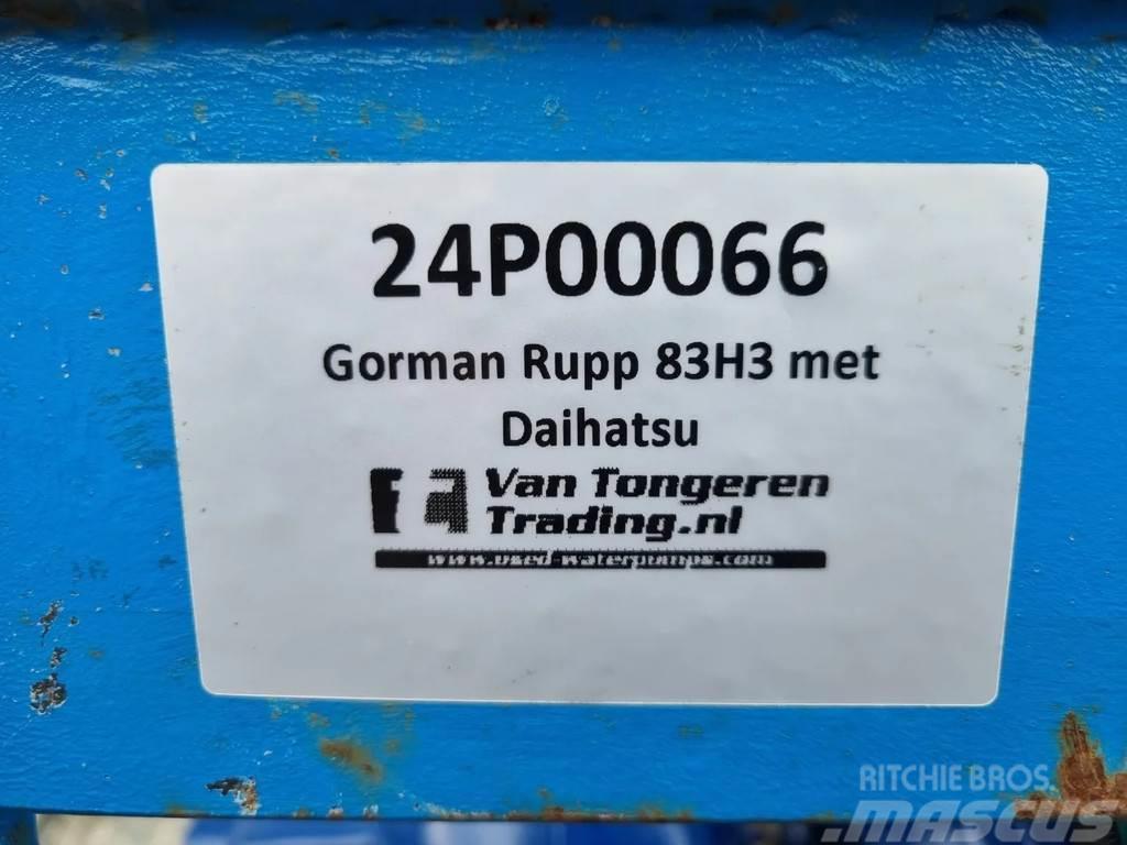 Gorman-Rupp Daihatsu DM850D Pompe à eau / Motopompe