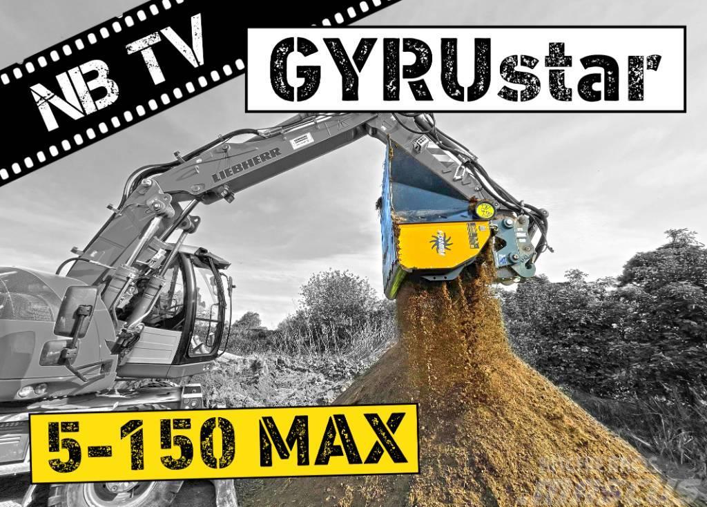 Gyru-Star  5-150MAX | Siebschaufel Radlader, Bagger Godet