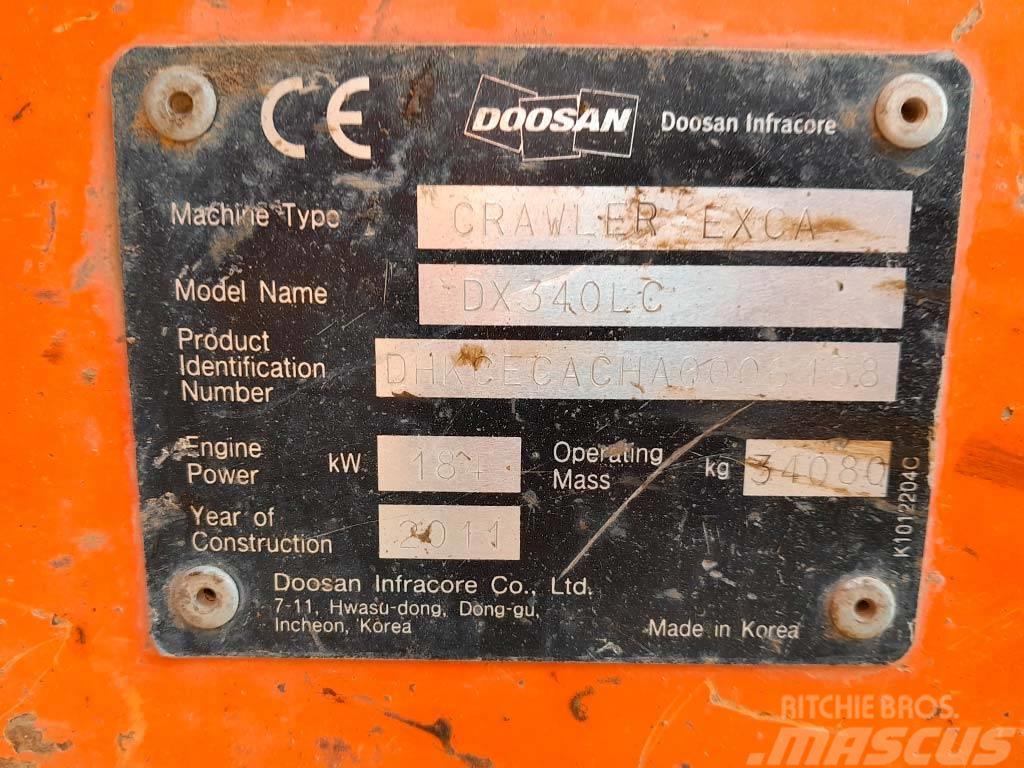 Doosan DX 340 LC Pelle sur chenilles