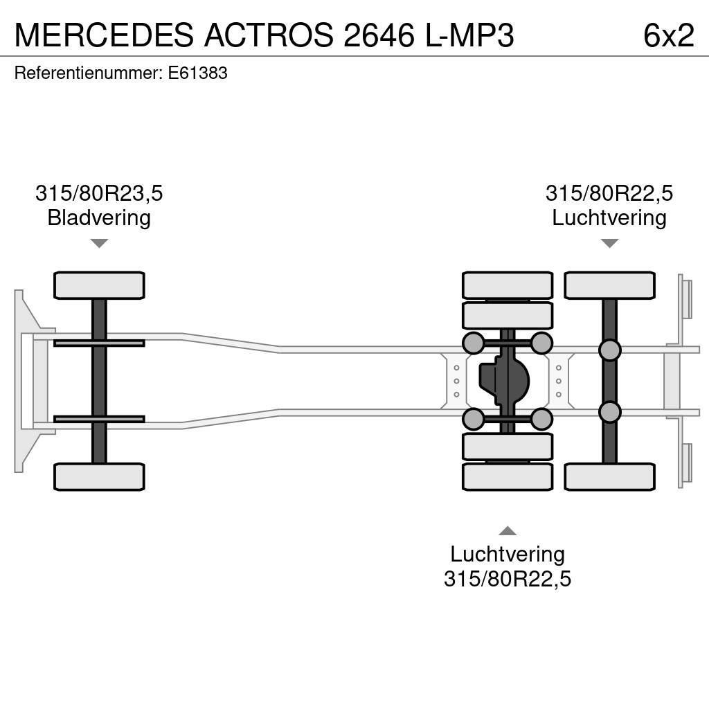 Mercedes-Benz ACTROS 2646 L-MP3 Camion porte container