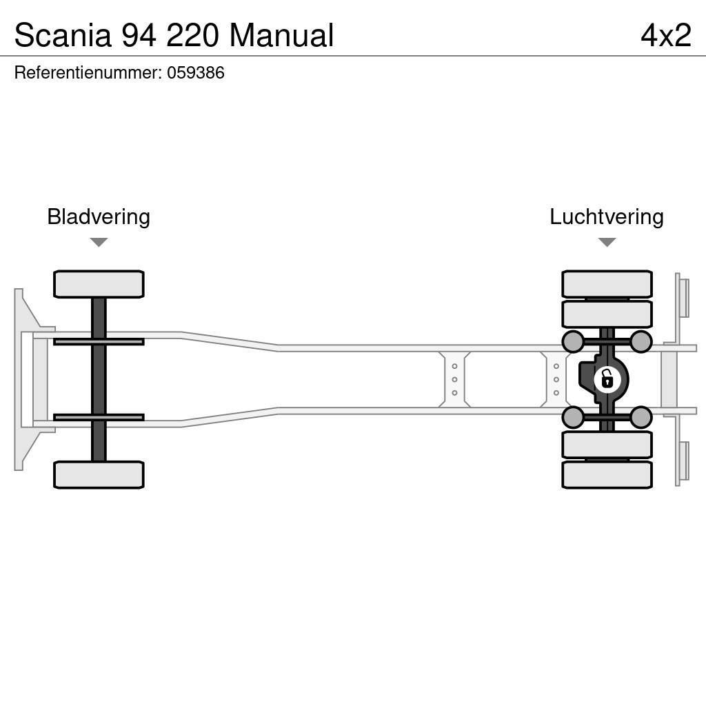 Scania 94 220 Manual Camion à rideaux coulissants (PLSC)