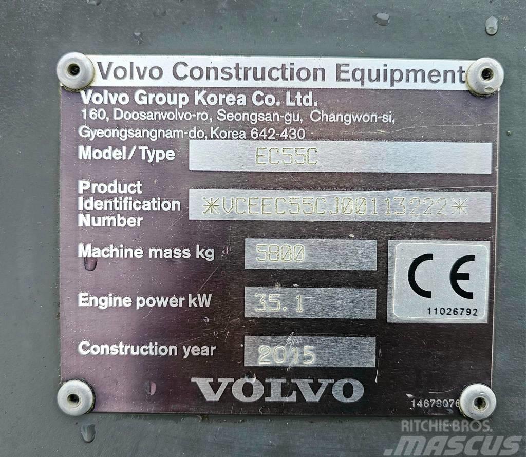 Volvo EC 55 C Mini pelle < 7t