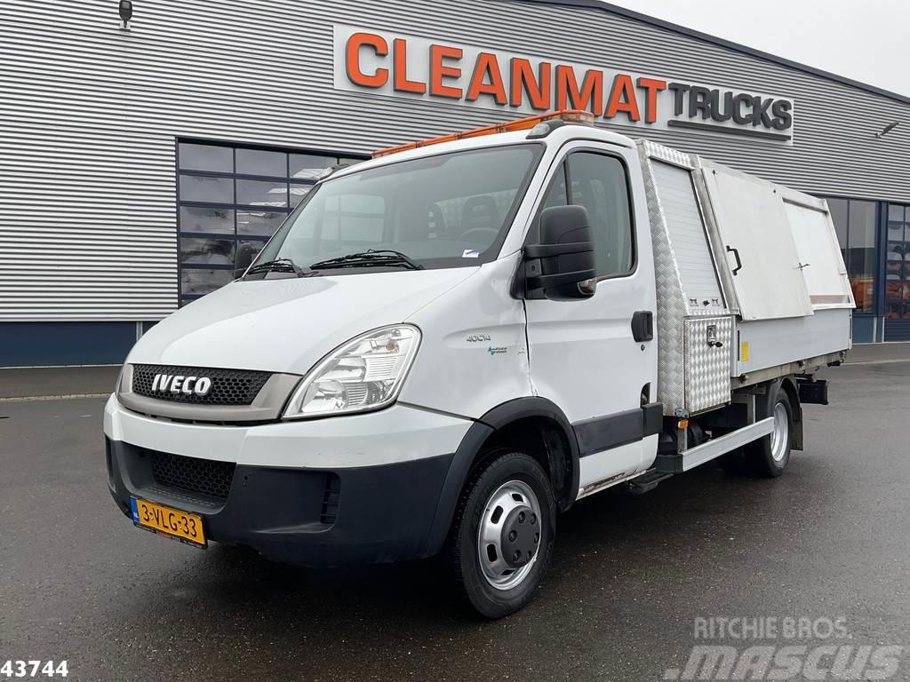 Iveco Daily 40C14G CNG Veegvuil opbouw Camion poubelle