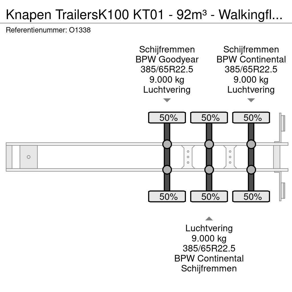 Knapen Trailers K100 KT01 - 92m³ - Walkingfloor - Gegalva Semi-remorques à plancher mobile