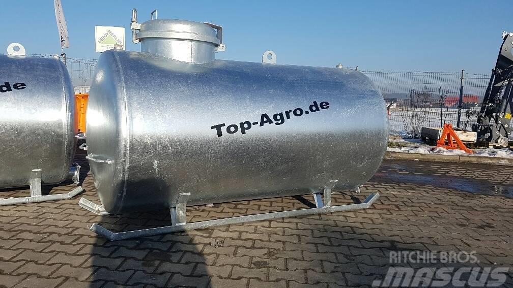 Top-Agro Water tank, 2000L, stationary + metal skids! Autres matériels d'élevage