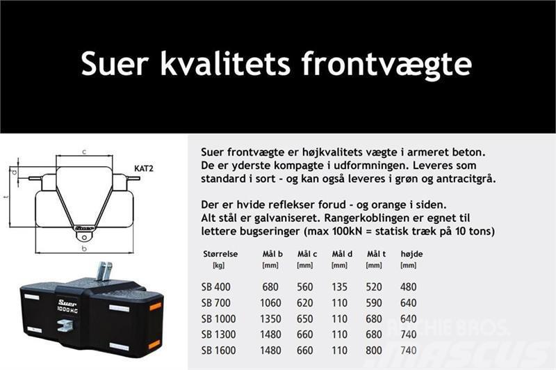 Allround vægtklods  Suer frontvægte - suer.dk Autres équipements pour tracteur