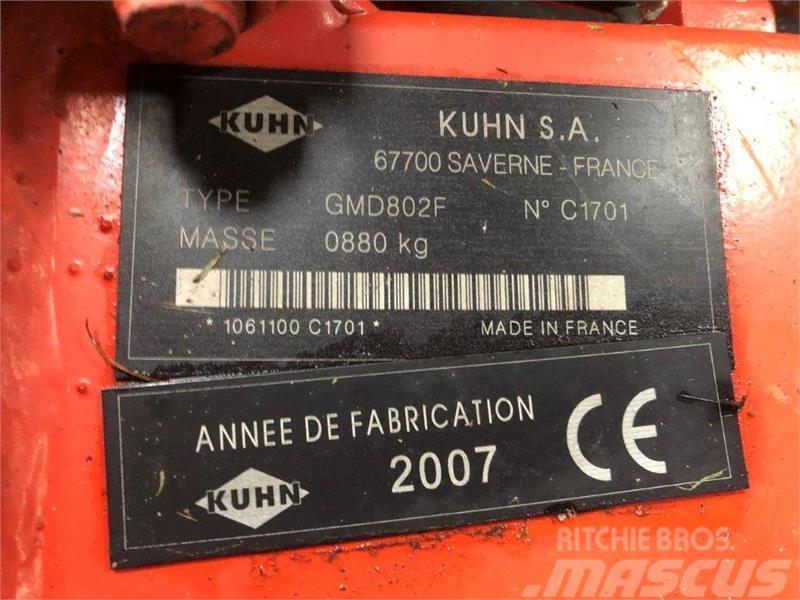 Kuhn GMD 802 F Knivbjælke lige renoveret Faucheuse andaineuse automotrice