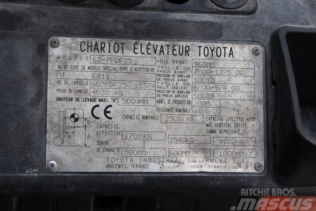 Toyota 62-7FDF25 Chariots diesel