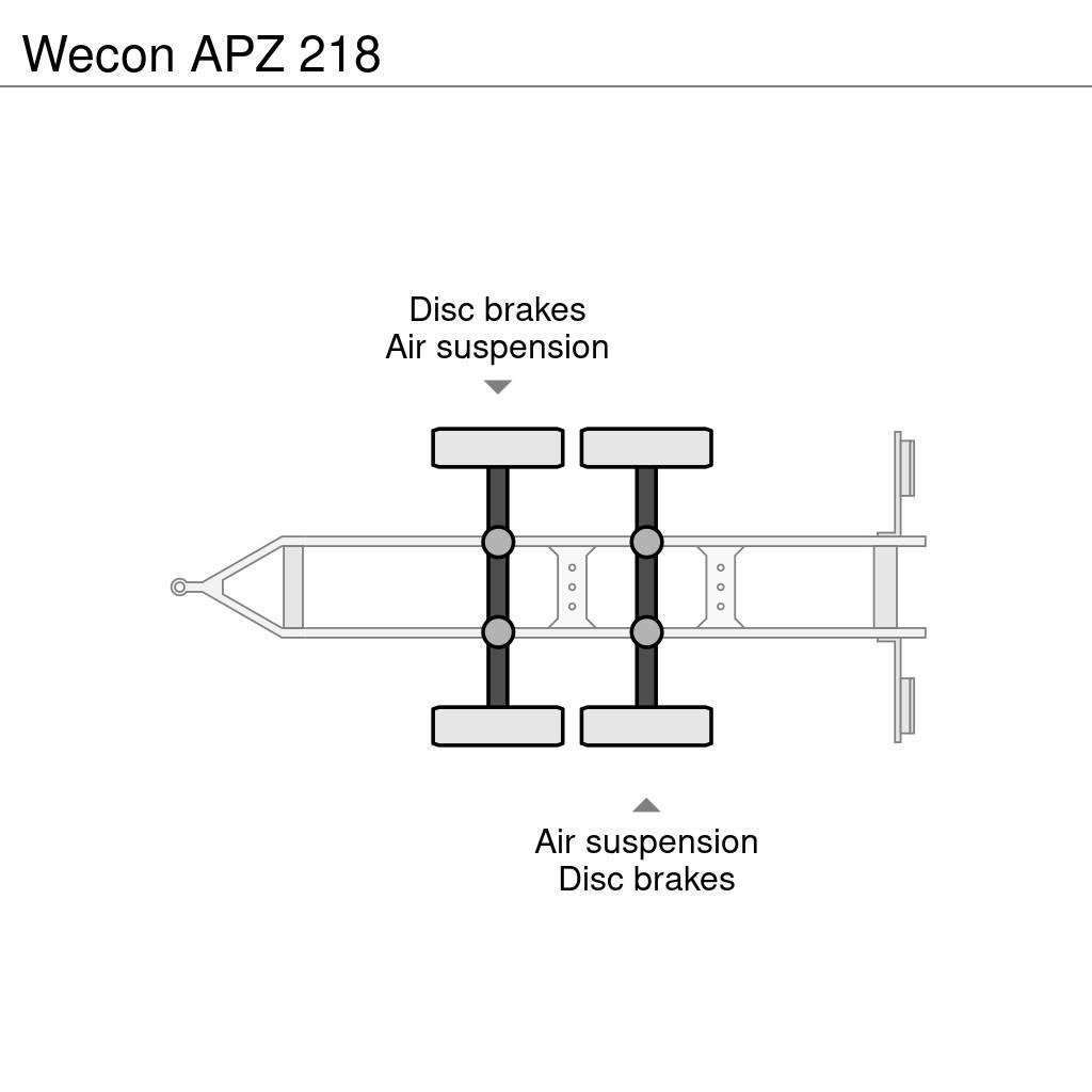 Wecon APZ 218 Remorque à rideaux coulissants (PLSC)
