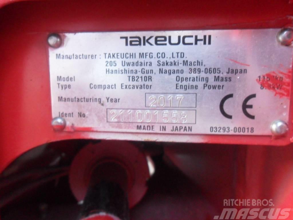 Takeuchi TB210R Mini pelle < 7t