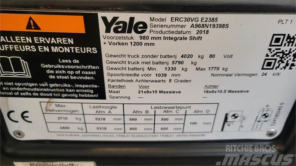 Yale electro 2018 ERC30VG Chariots élévateurs électriques