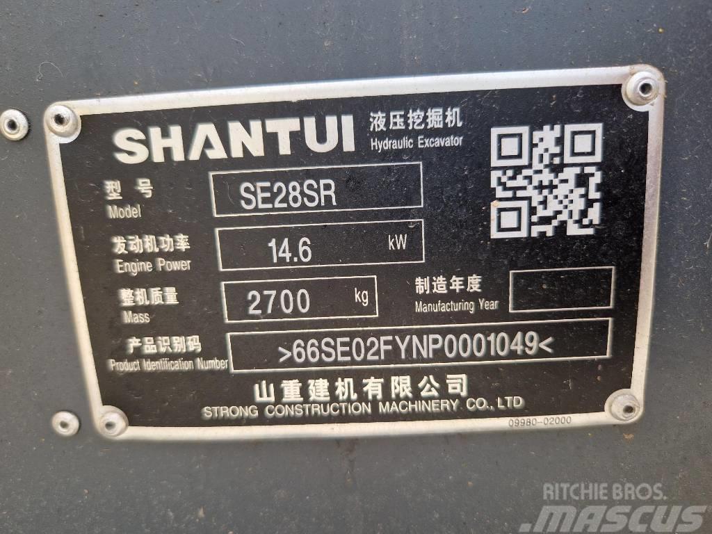 Shantui SE28SR Pelle sur pneus