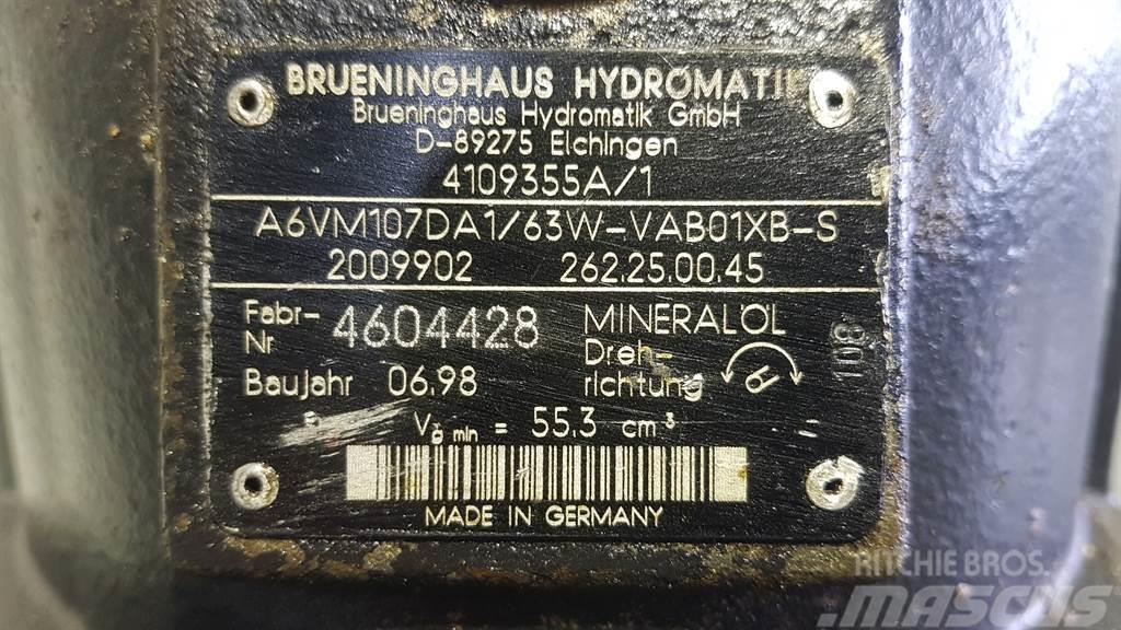 Ahlmann AZ14-Hydromatik A6VM107DA1/63W-Drive motor Hydraulique