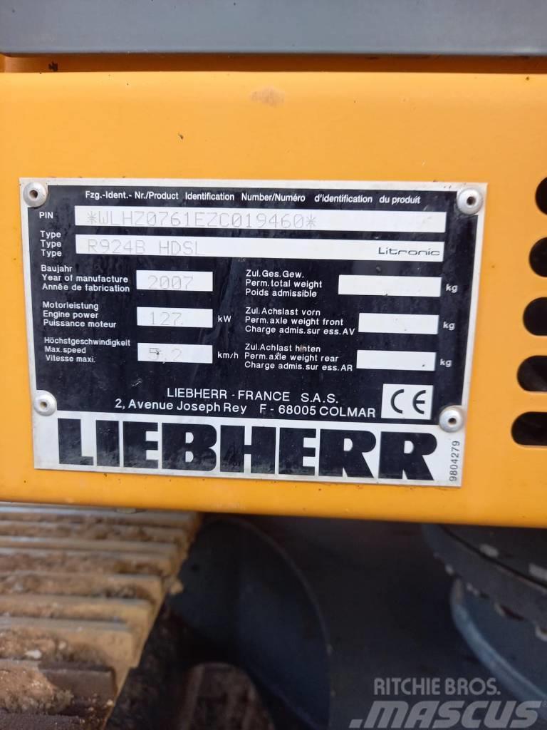 Liebherr R 924 B HD S L LITROIC Pelle sur chenilles