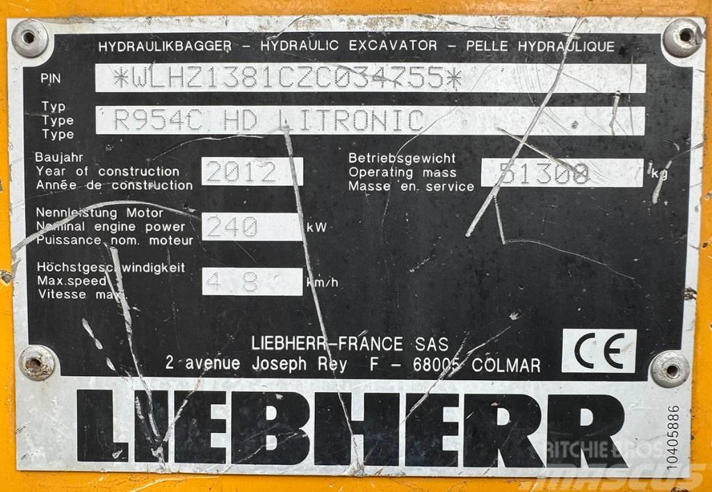 Liebherr R 954 C HD Pelle sur chenilles