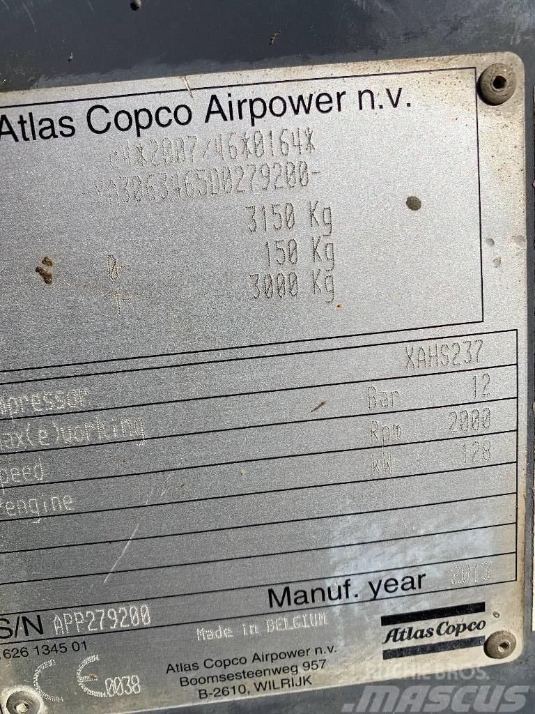 Atlas Copco XAHS 237 Compresseur