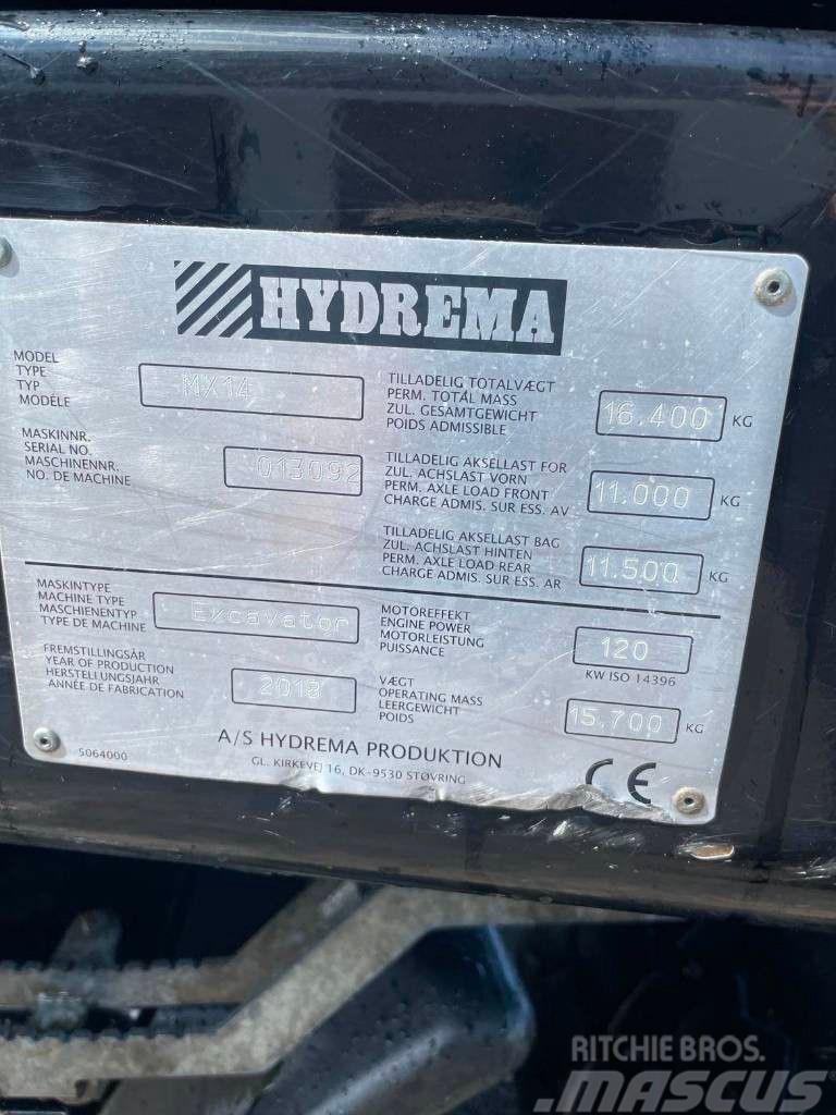 Hydrema MX 14 Pelle sur pneus