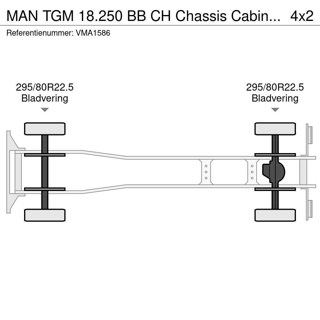 MAN TGM 18.250 BB CH Chassis Cabin (43 units) Châssis cabine