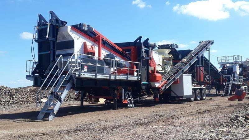 Constmach 150 TPH Mobile Jaw Crushing Plant Concasseur mobile