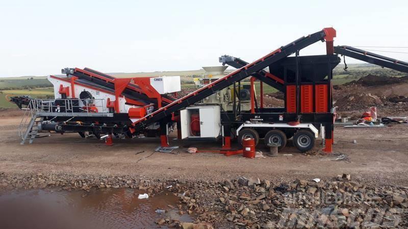 Constmach 150 TPH Mobile Jaw Crushing Plant Concasseur mobile