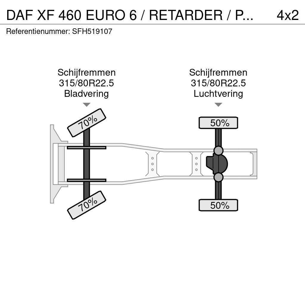 DAF XF 460 EURO 6 / RETARDER / PTO / AIRCO Tracteur routier