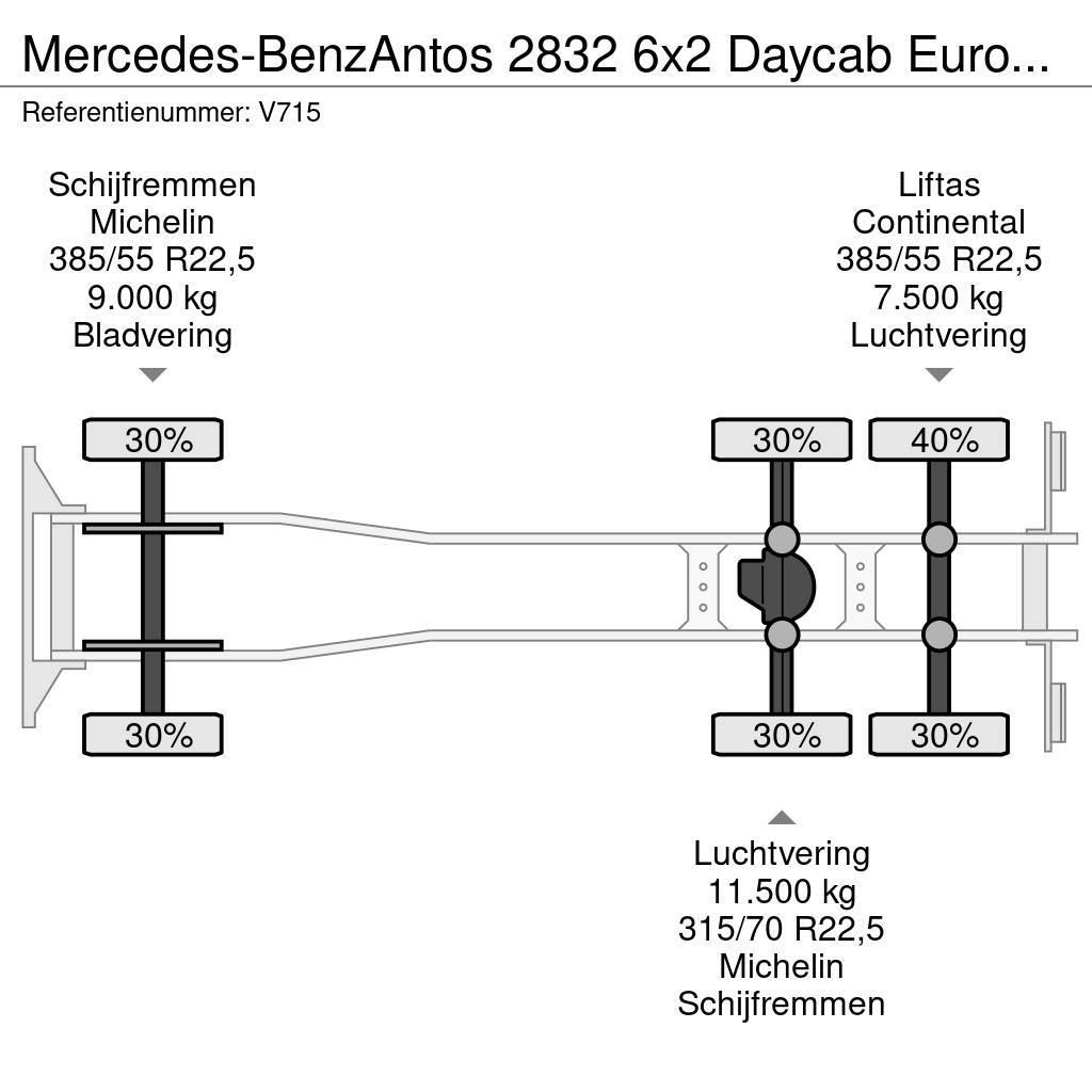 Mercedes-Benz Antos 2832 6x2 Daycab Euro6 - Gesloten Bak 8.40M. Camion Fourgon