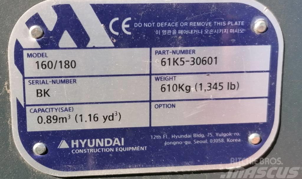Hyundai 0.89m3_HX180 Godet