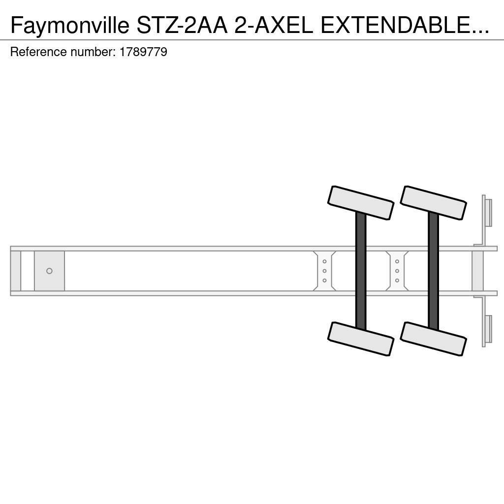 Faymonville STZ-2AA 2-AXEL EXTENDABLE SEMI DIEPLADER/TIEFLADER Semi remorque surbaissée