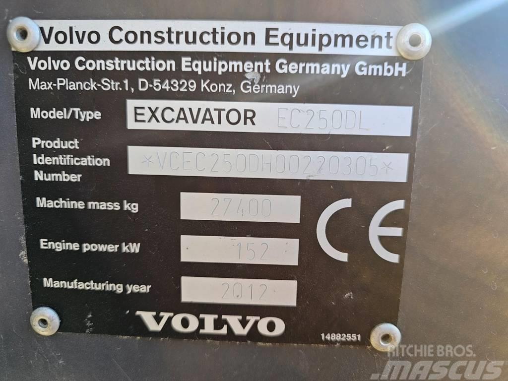 Volvo EC250DL Pelle sur chenilles