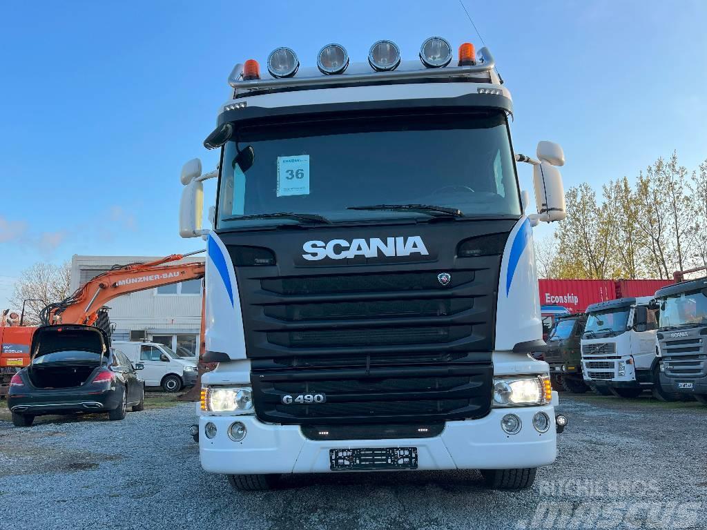 Scania R490LB6X2*4HNB, Euro6, Retarder, Lenkt+Lift Achse Semi remorque à bras