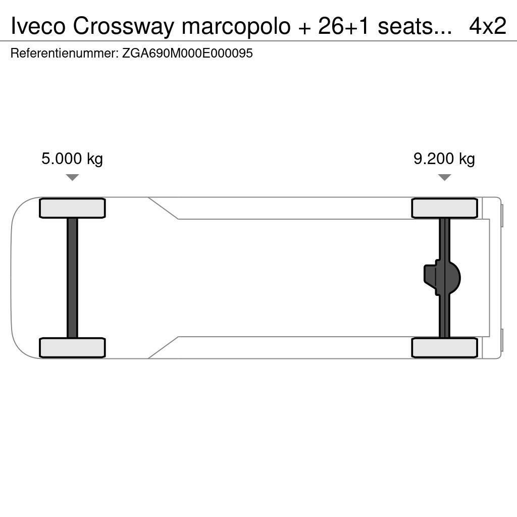 Iveco Crossway marcopolo + 26+1 seats TUV 10-24! FULL OP Autocar