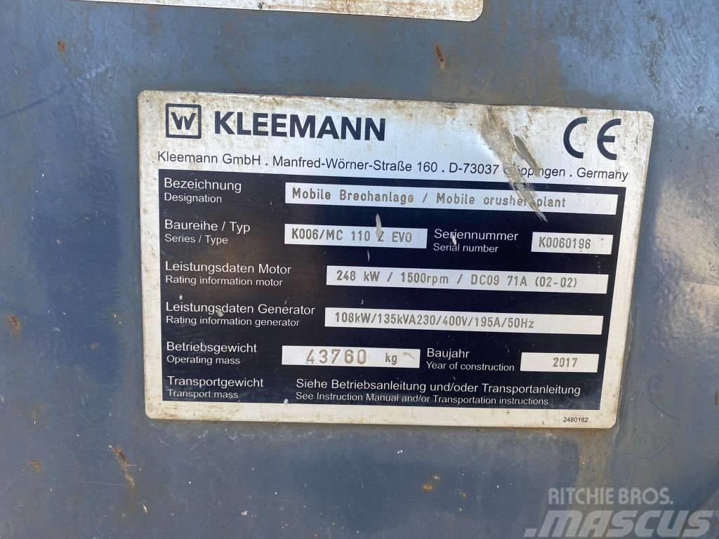 Kleemann MC 110 Z Evo Concasseur mobile