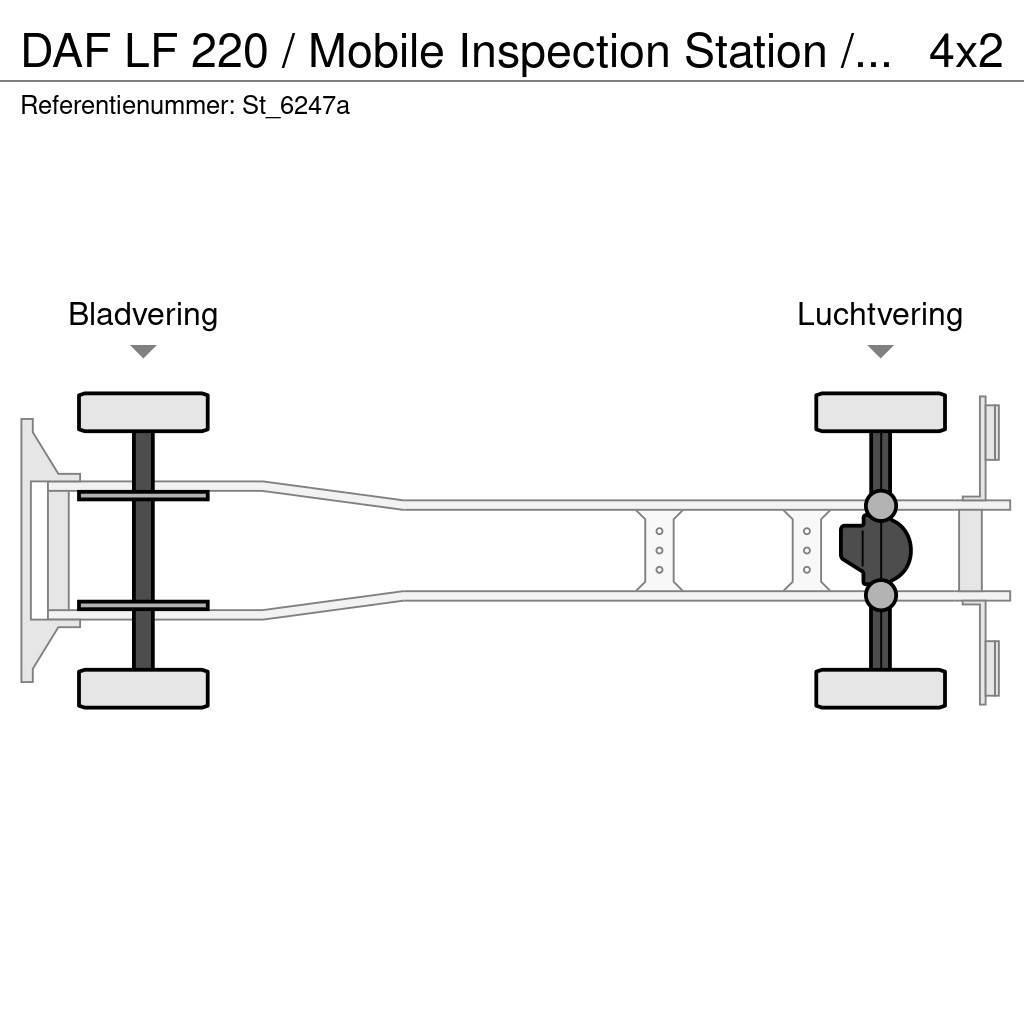 DAF LF 220 / Mobile Inspection Station / APK / TUV / M Camion plateau
