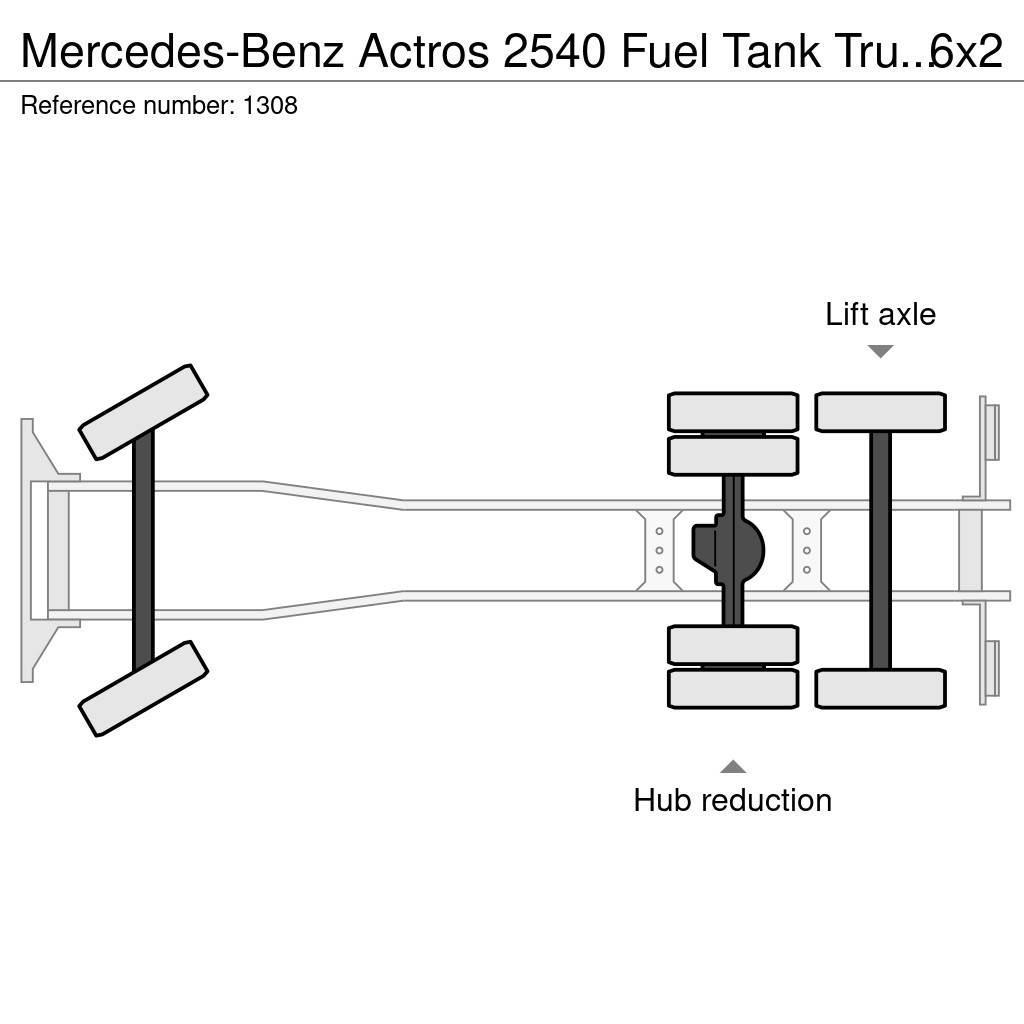 Mercedes-Benz Actros 2540 Fuel Tank Truck 20.700 Liters 6x2 V6 E Motrici cisterna